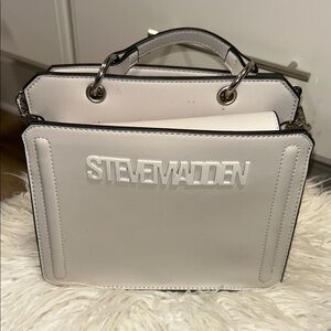 Steve Madden Silver Satchel
